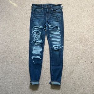 Size 4 AE high-rise jegging